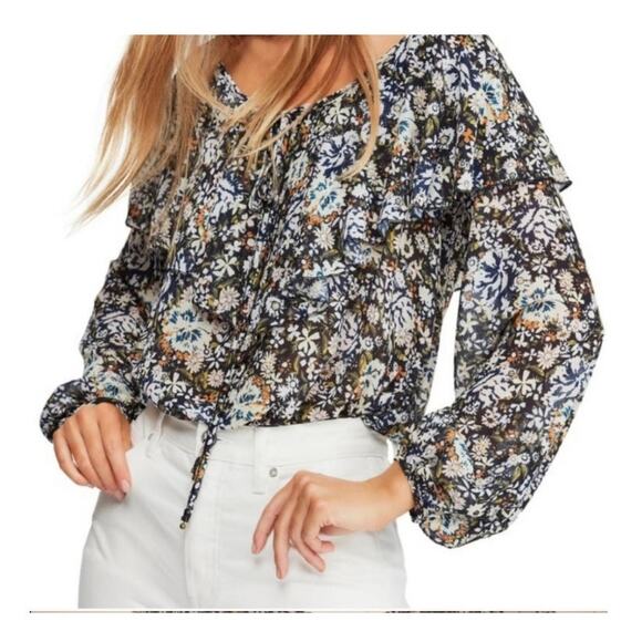 Free People Intimately Say It To Me Floral Print Bodysuit Black Combo Size XS - Picture 3 of 13